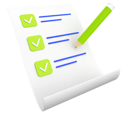checklist icon for exam preparation in WAEC, NECO, JAMB preparation